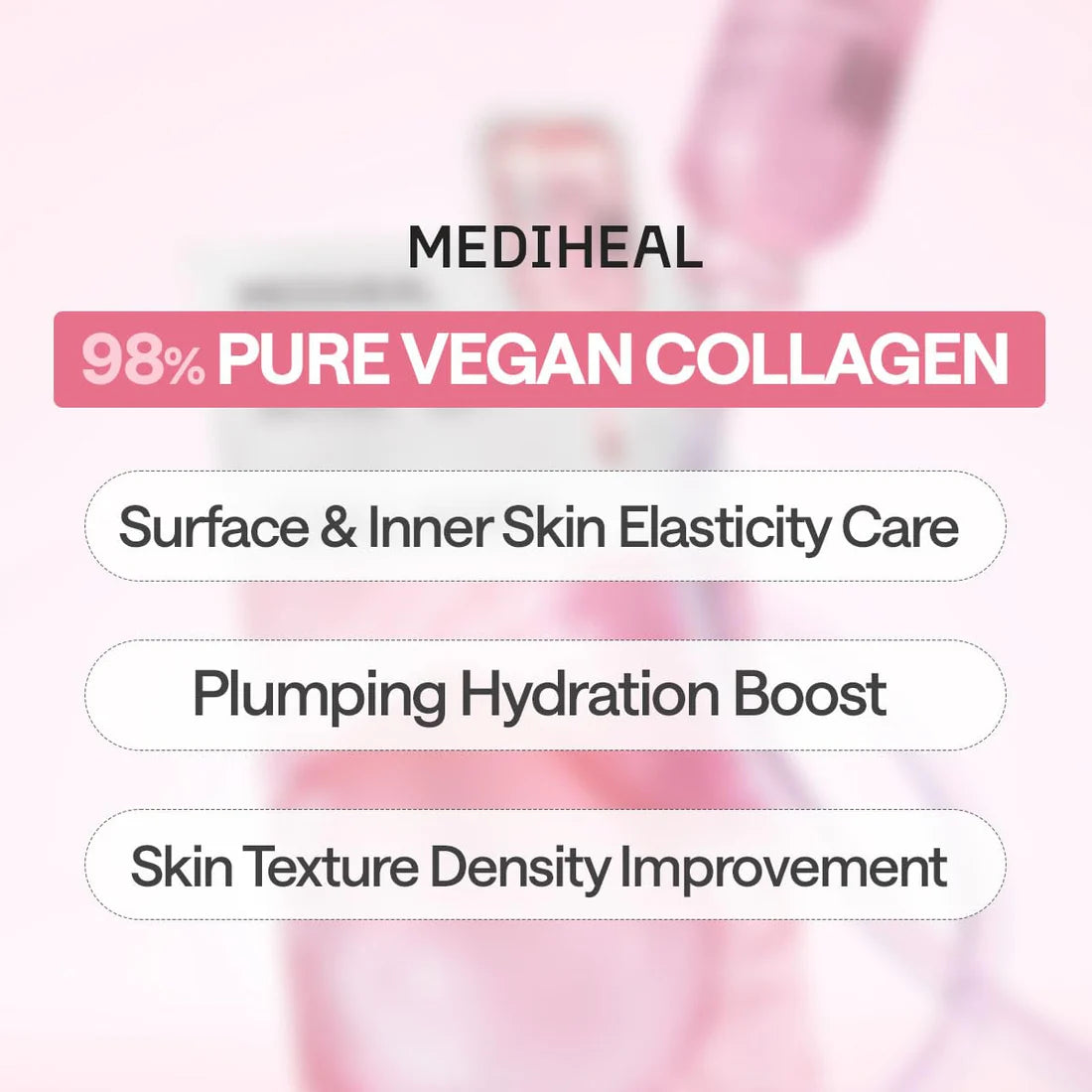 MEDIHEAL Collagen Essential Mask, PACK of 4 or 10, Korean Beauty