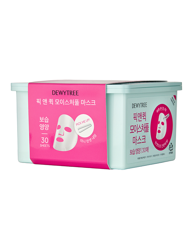 DEWYTREE Pick and Quick Moisture Full Mask, PACK of 30, Korean Beauty