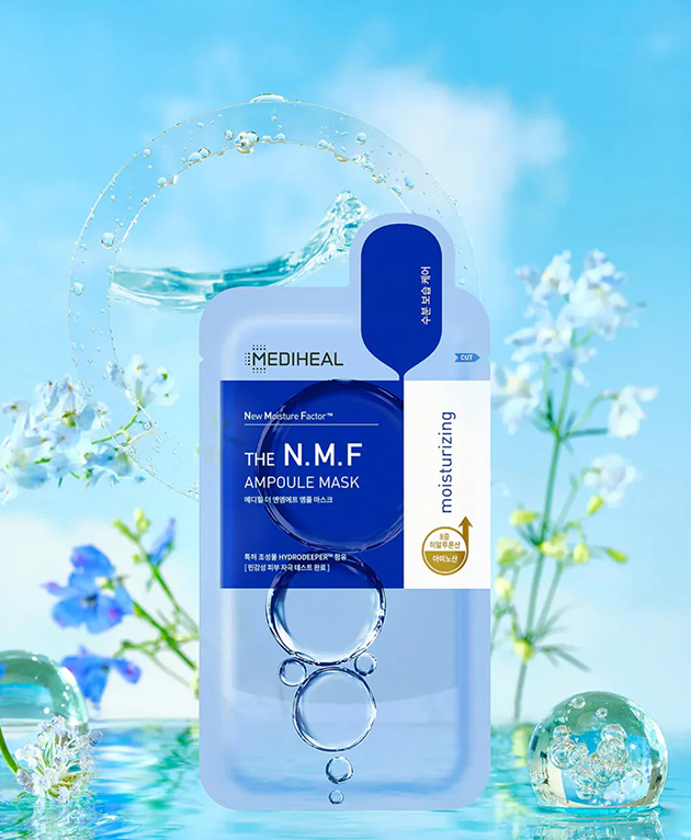 MEDIHEAL N.M.F. Ampoule Mask, PACK of 1 or 10, Korean Beauty