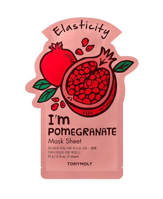 TONYMOLY I'm Pomegranate Face Mask, PACK of 1 or 10, Korean Beauty