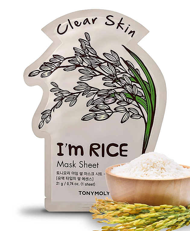 TONYMOLY I'm Rice Face Mask, PACK of 1 or 10, Korean Beauty