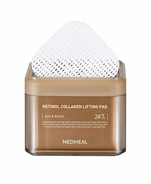 MEDIHEAL Retinol Collagen Lifting Pad, Korean Beauty