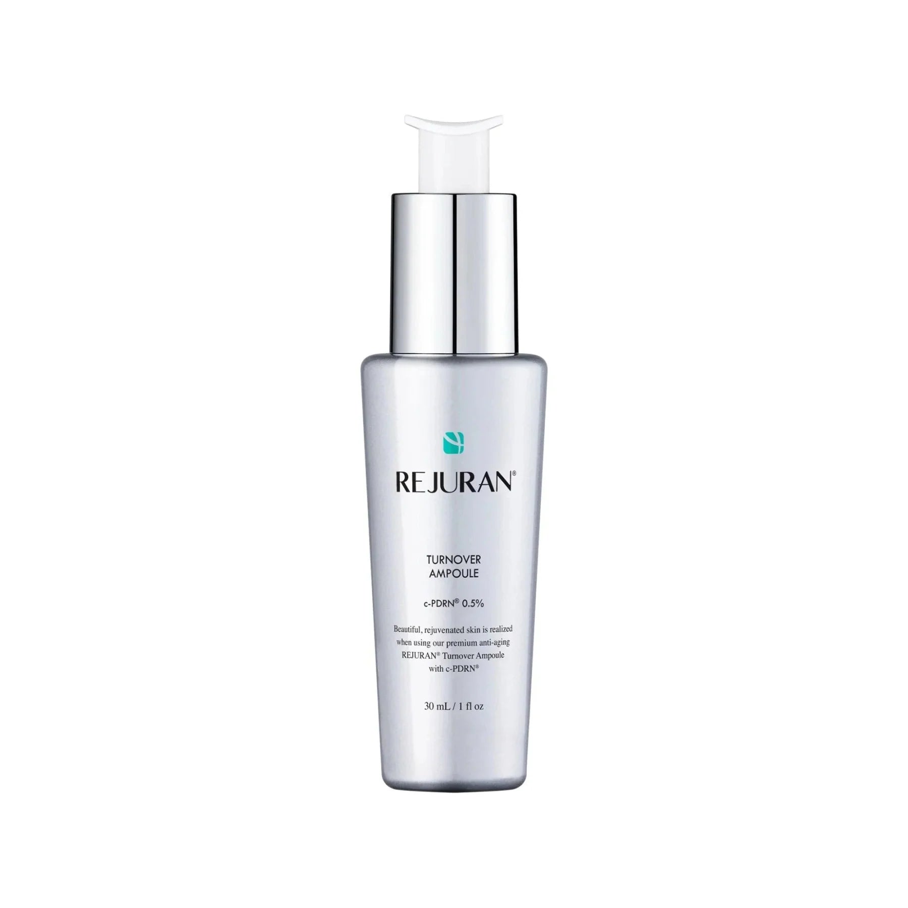 REJURAN Turnover Ampoule, c-PDRN 0.5% – PDRN Face Serum for Rejuvenation, Firming, Hydration & Youthful Glow, Refines Skin Texture, Korean Beauty