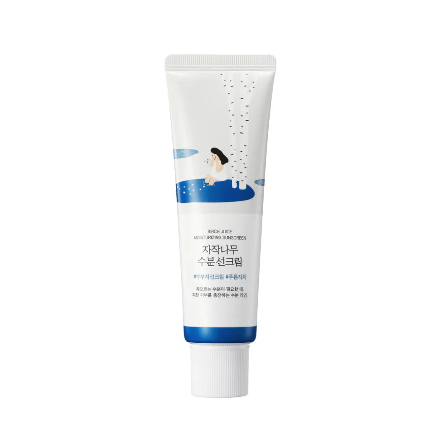 ROUNDLAB Birch Juice Moisturizing UV Lock Sunscreen, SPF 50 PA++++, 50ml, KOREAN BEAUTY