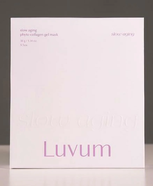 LUVUM Slow Aging Phyto Collagen Gel Mask, PACK of 5, Korean Beauty