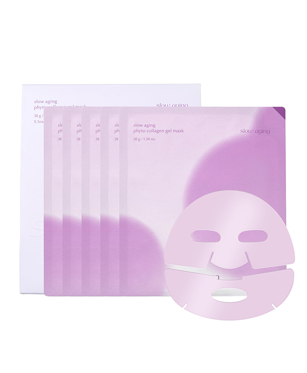 LUVUM Slow Aging Phyto Collagen Gel Mask, PACK of 5, Korean Beauty