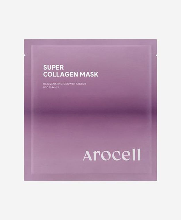 AROCELL Super Collagen Mask, PACK of 1 or 4, Korean Beauty