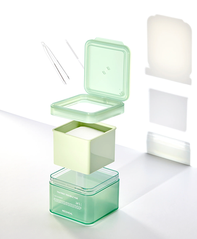 MEDIHEAL Tea Tree Trouble Pad, Korean Beauty