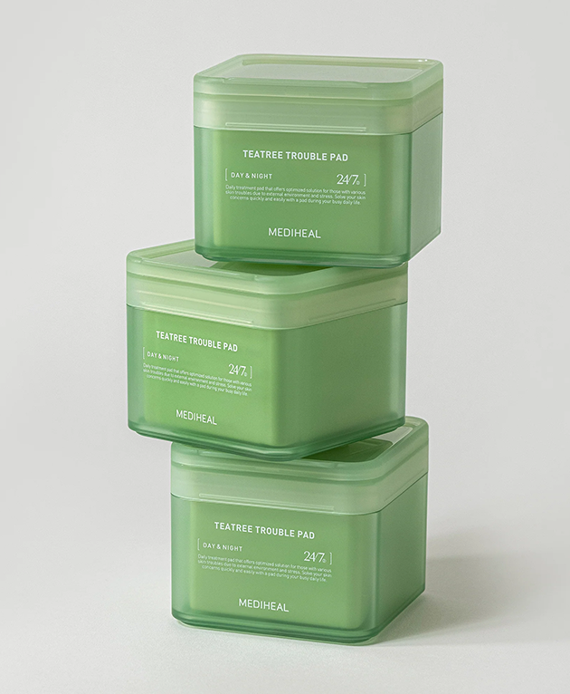MEDIHEAL Tea Tree Trouble Pad, Korean Beauty