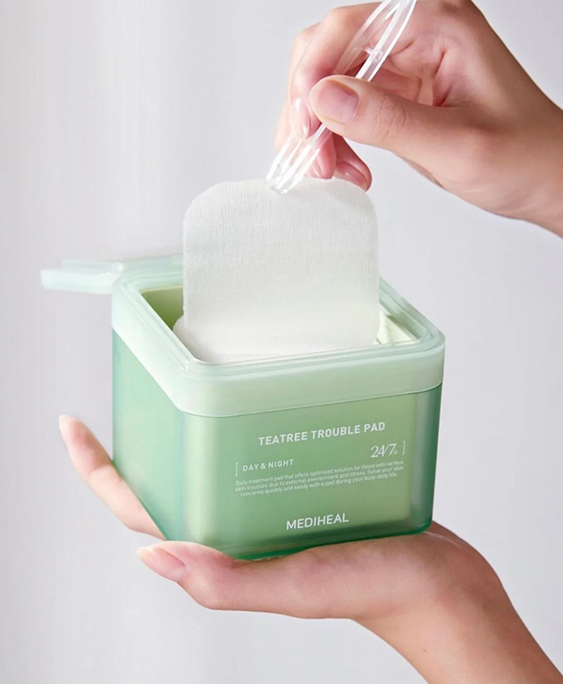 MEDIHEAL Tea Tree Trouble Pad, Korean Beauty