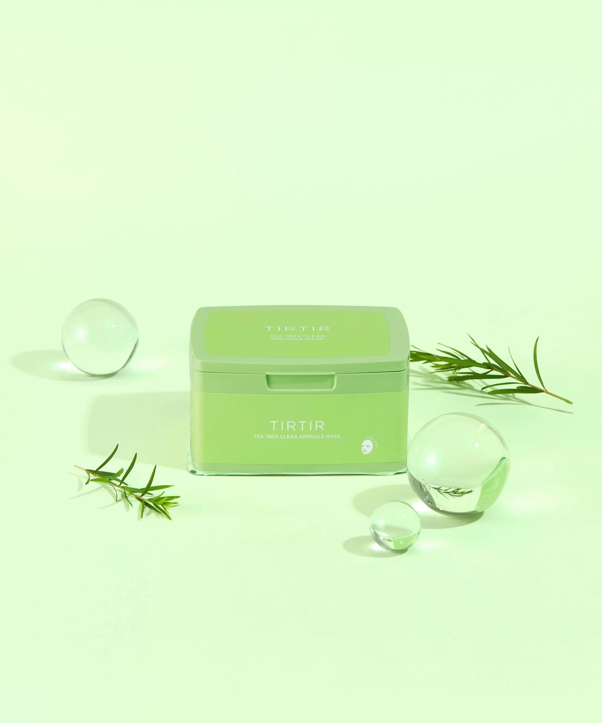 TIRTIR Tea Tree Ampoule Mask, PACK of 30, Korean Beauty