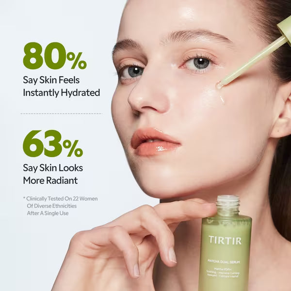 TIRTIR Matcha Dual Serum, 50ml, Korean Beauty