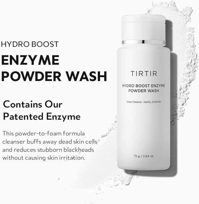 TIRTIR Hydro Boost Enzyme Powder Wash, Korean Beauty