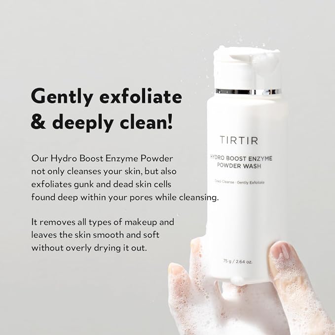 TIRTIR Hydro Boost Enzyme Powder Wash, Korean Beauty