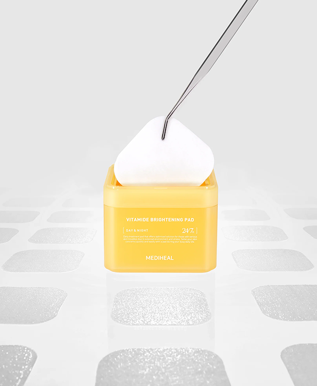 MEDIHEAL Vitamide Brightening Pad, Korean Beauty