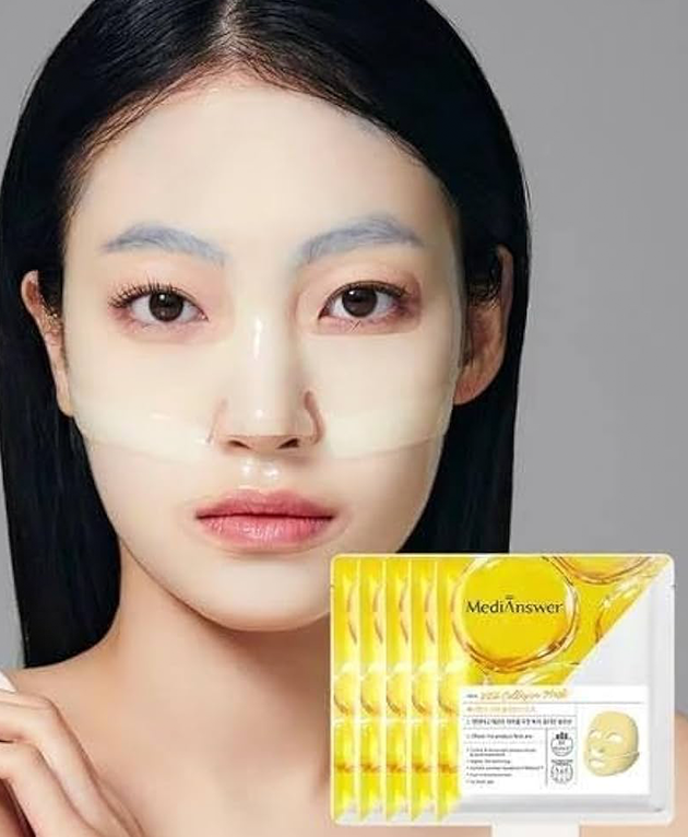 MEDIANSWER Vita Collagen Mask, PACK of 1 or 5, Korean Beauty